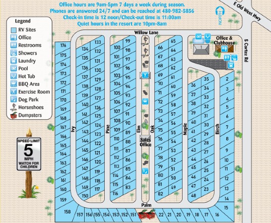 Rates | Sundance West RV Resort